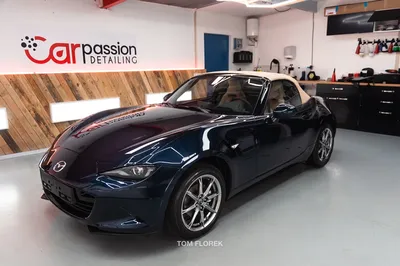 Mazda MX-5 - Pose complète de PPF ( Film de protection ) et traitement céramique Gtechniq HALO V2 à Breuil-le-Sec