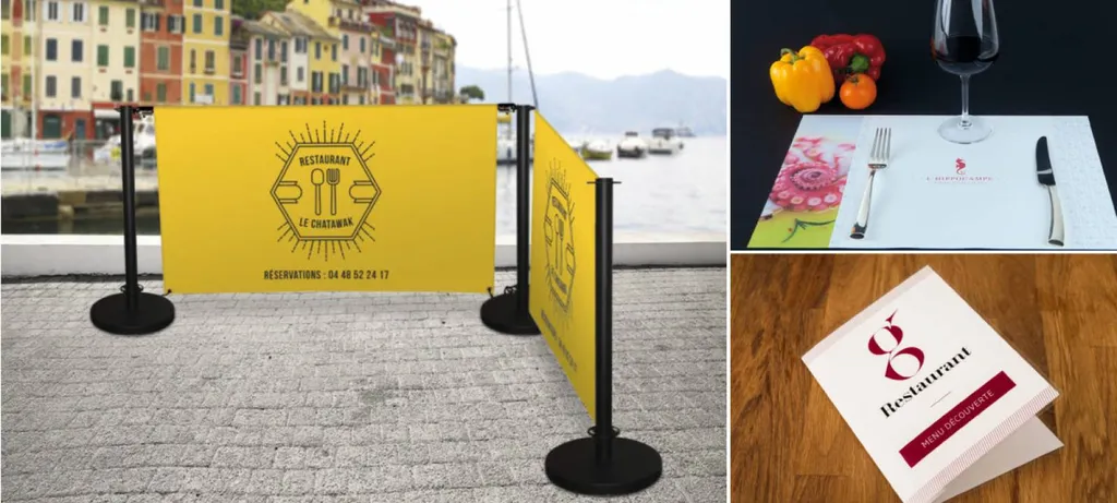 graphiste marseille produit de communication pour restaurant et hotel