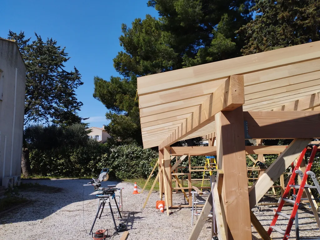 Alignement chevron au allier au cordeau