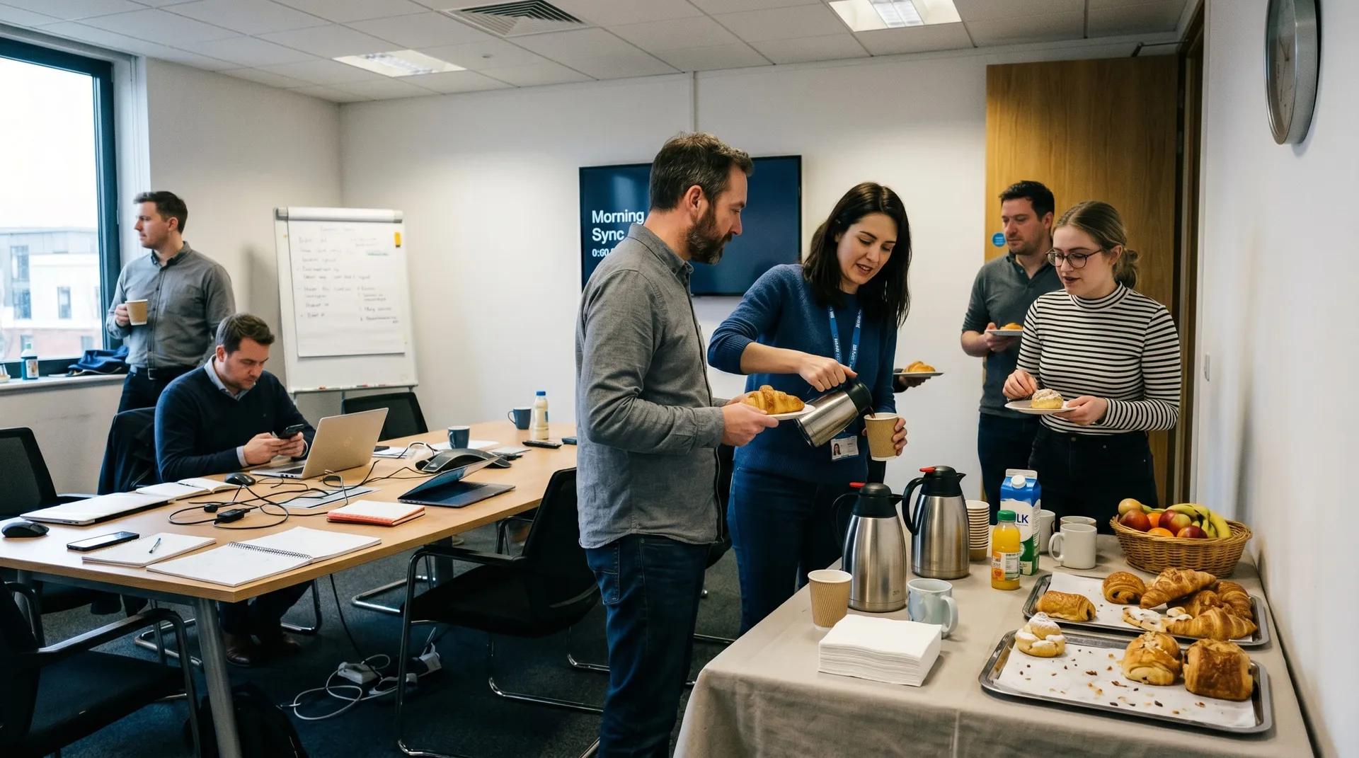 Traiteur pour petit-déjeuner d'entreprise et assemblée générale à Bernay