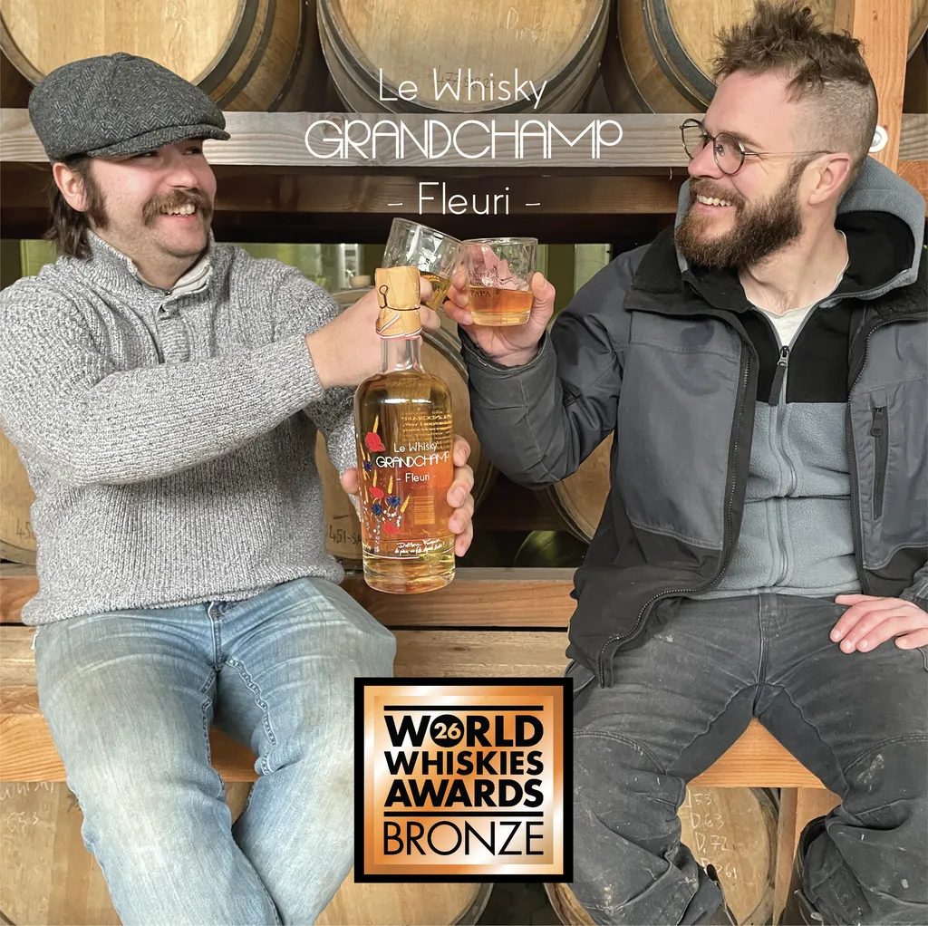 Le whisky Grandchamp Fleuri : L'audace normande, premier whisky 100% 