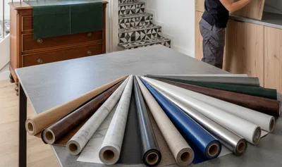 Relooker complètements votre cuisine, salle de bain et mobilier d'intérieurs grâce à une large gamme d'adhésifs haut de gamme