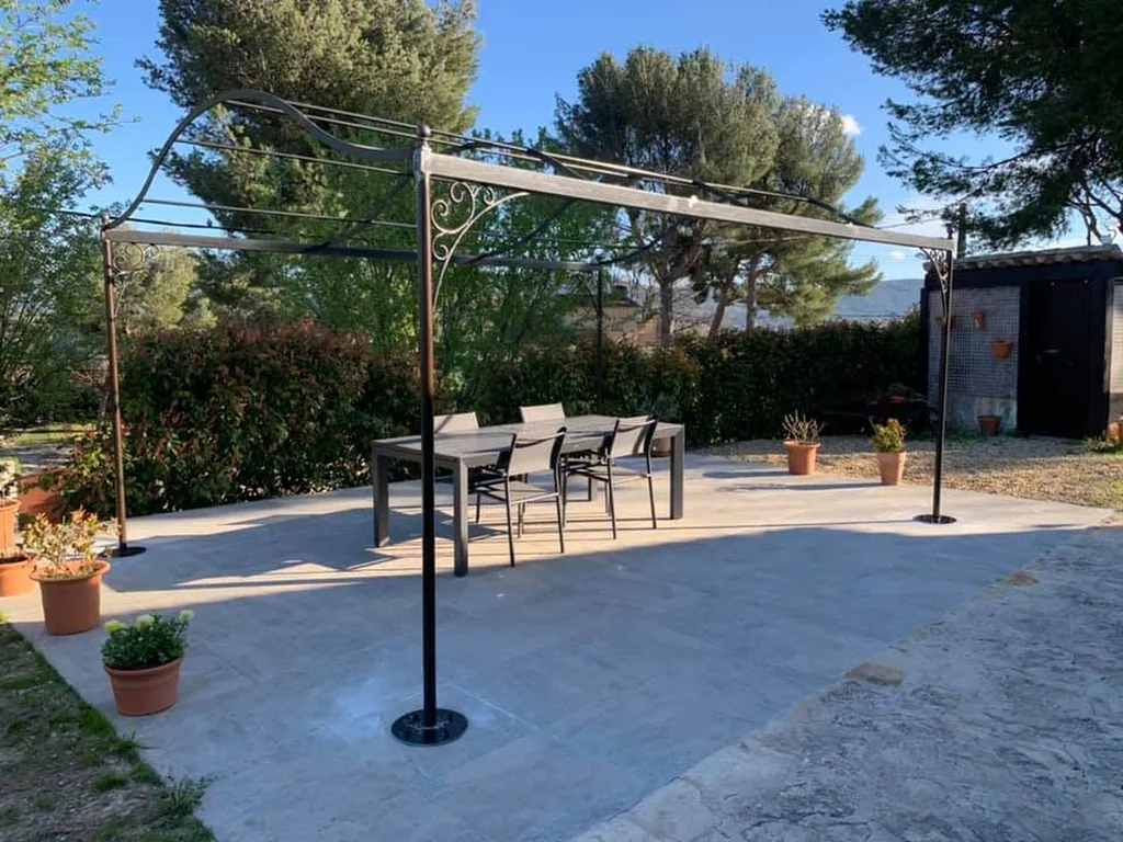 tonnelle fer forgé sur mesure aix en provence