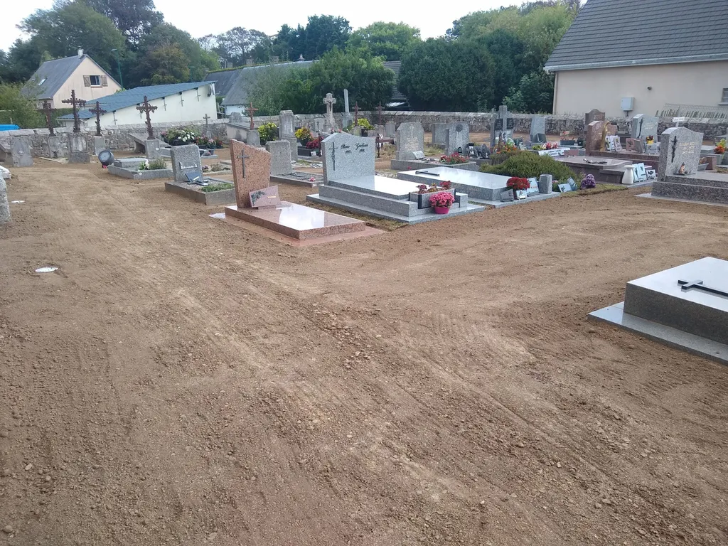 Végétalisation du cimetière de Conteville (76186)