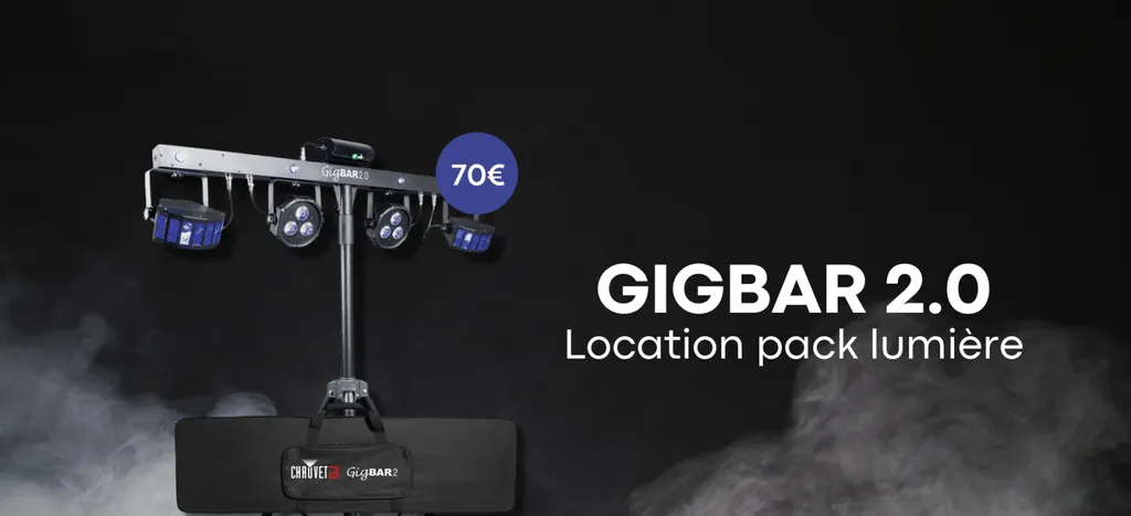 Gigbar 2.0 pack lumière