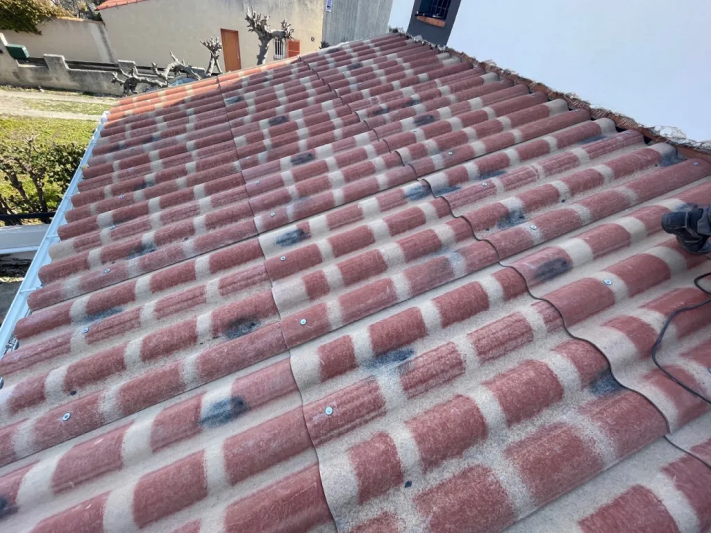 Changement d’une toiture de maison avec isolation sur Sausset les Pins près de Martigues.