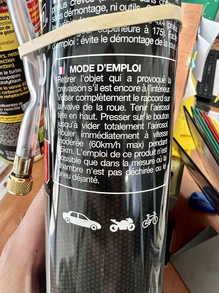 Bombes anti crevaisons FACOM en vente sur Ales et Nimes!