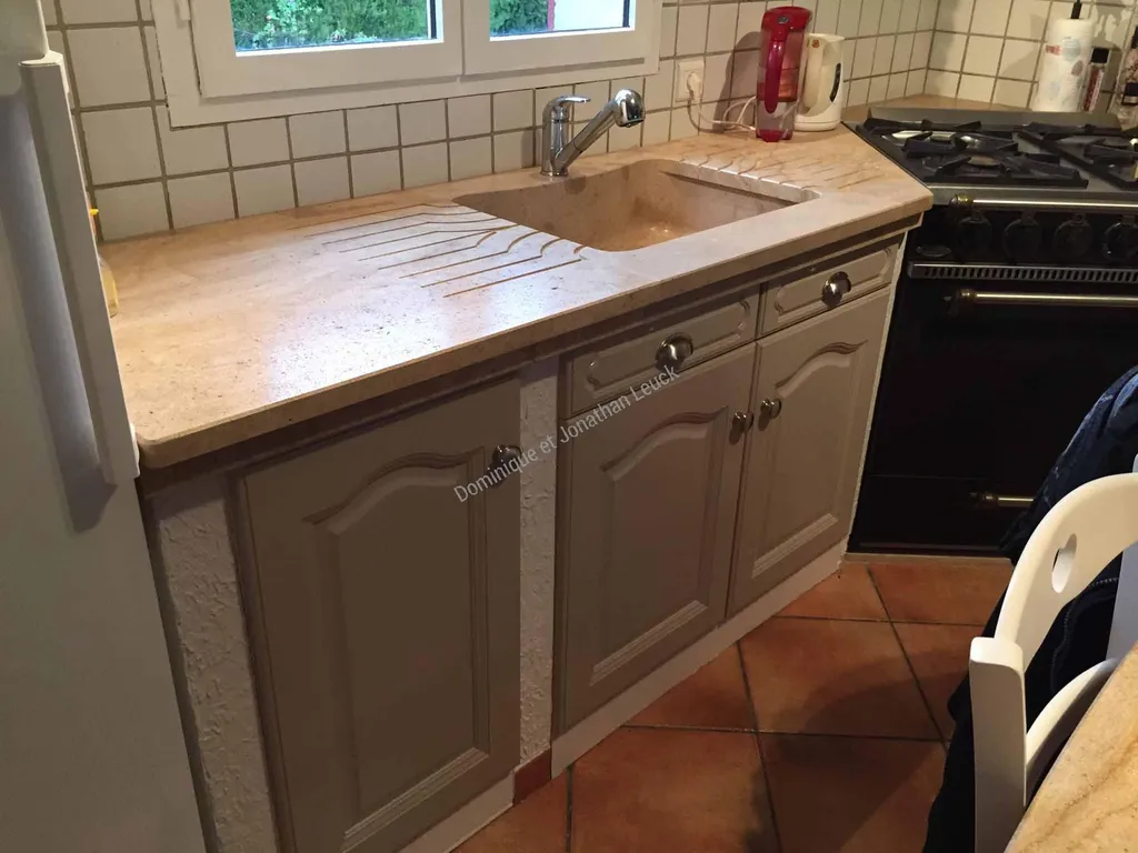 Plans de cuisine en pierre de Bourgogne Beauval