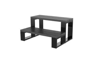 Marche Double Charcoal pour Spa, robuste et design, l'accessoire parfait pour votre spa. - MCR Piscines et Spas - Caissargues