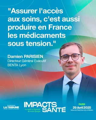 Souveraineté sanitaire : Damien Parisien à la table ronde Impact Santé de La Tribune