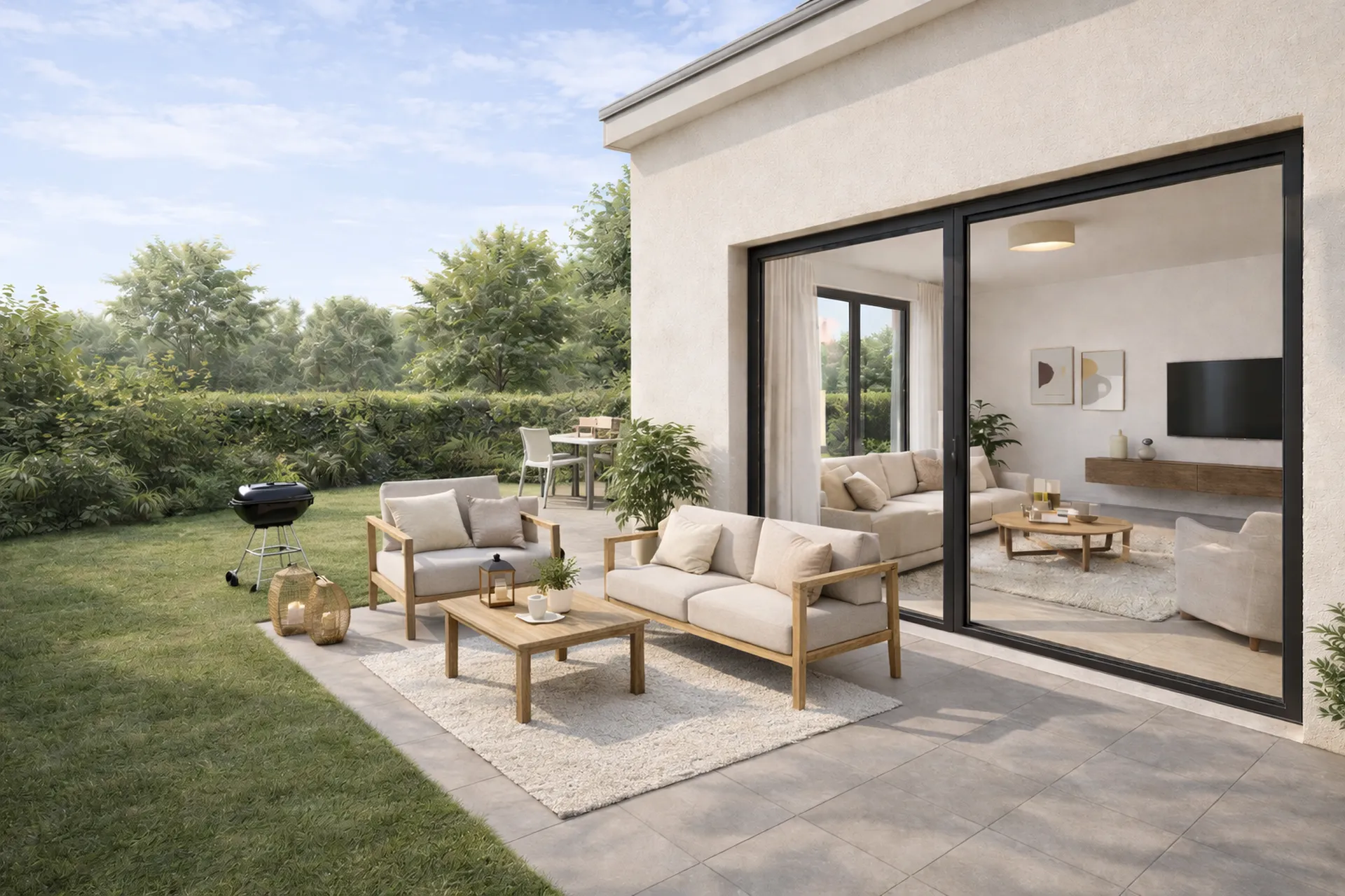 Maisons neuves à Rosenwiller avec jardin privatif, environnement calme proche d’Obernai et Rosheim