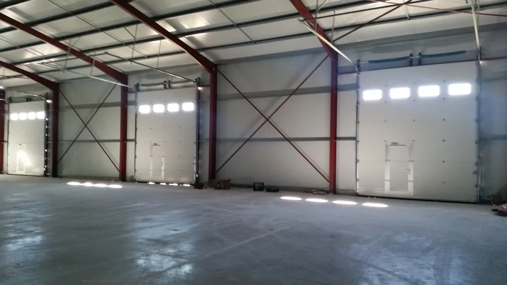 porte sectionnelle portillon intégré