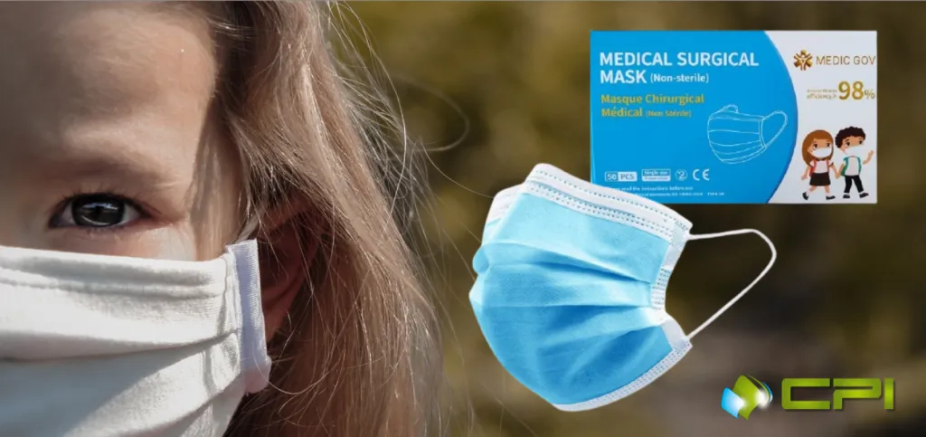 Masque protection enfant covid