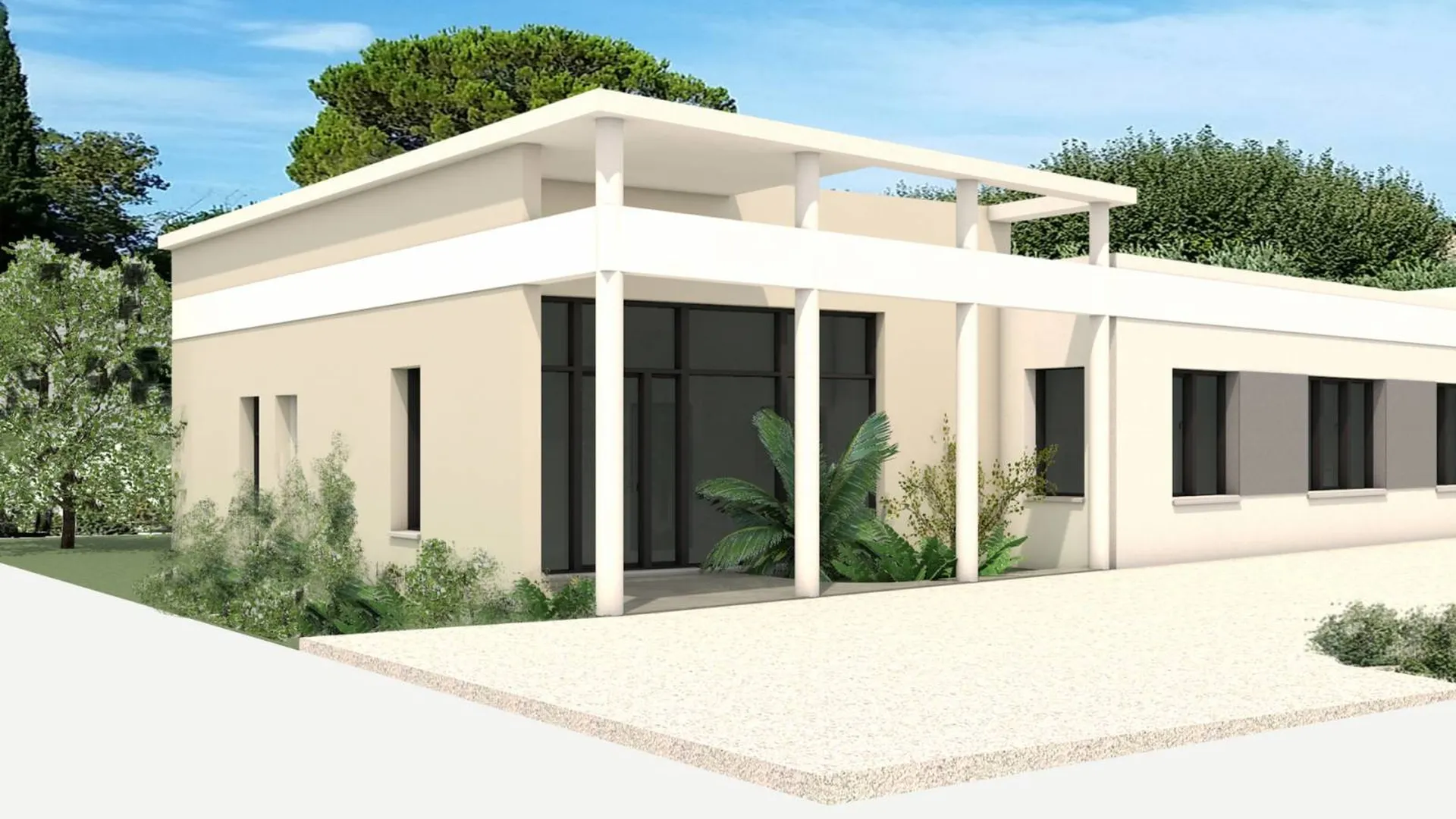 Construction d'une office Notariale sur la commune de La Fare les Oliviers, dans les Bouches du Rhône