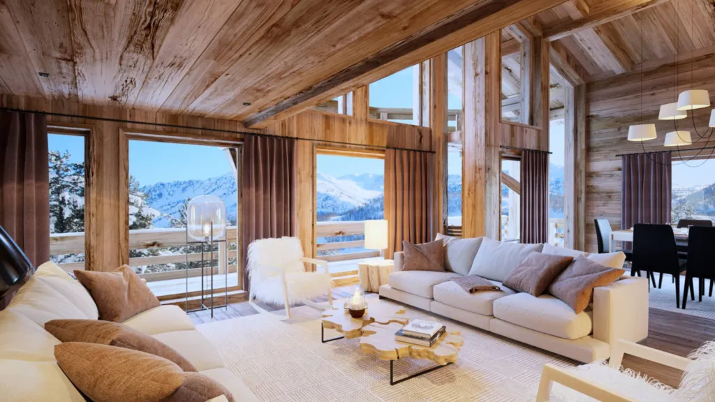 Hameau des Praz de Megève : 6 chalets individuels et 54 appartements aux pieds des pistes de Praz-sur-Arly et à 5 minutes de Megève