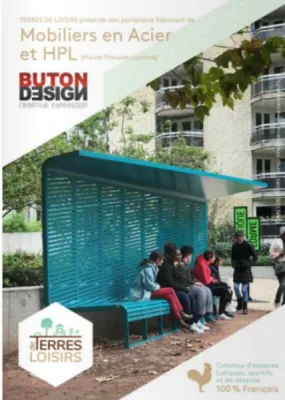 Catalogue Mobiliers Acier/HPL BUTON par TERRES DE LOISIRS