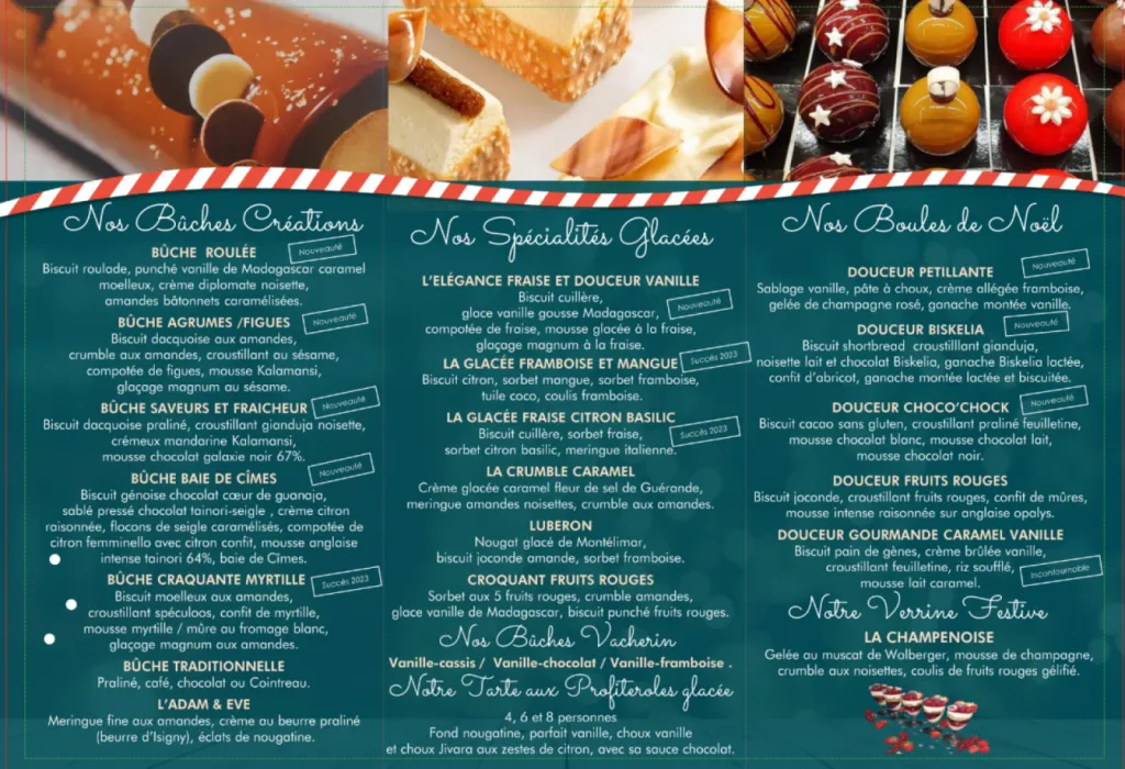 Découvrez notre Carte des Fêtes