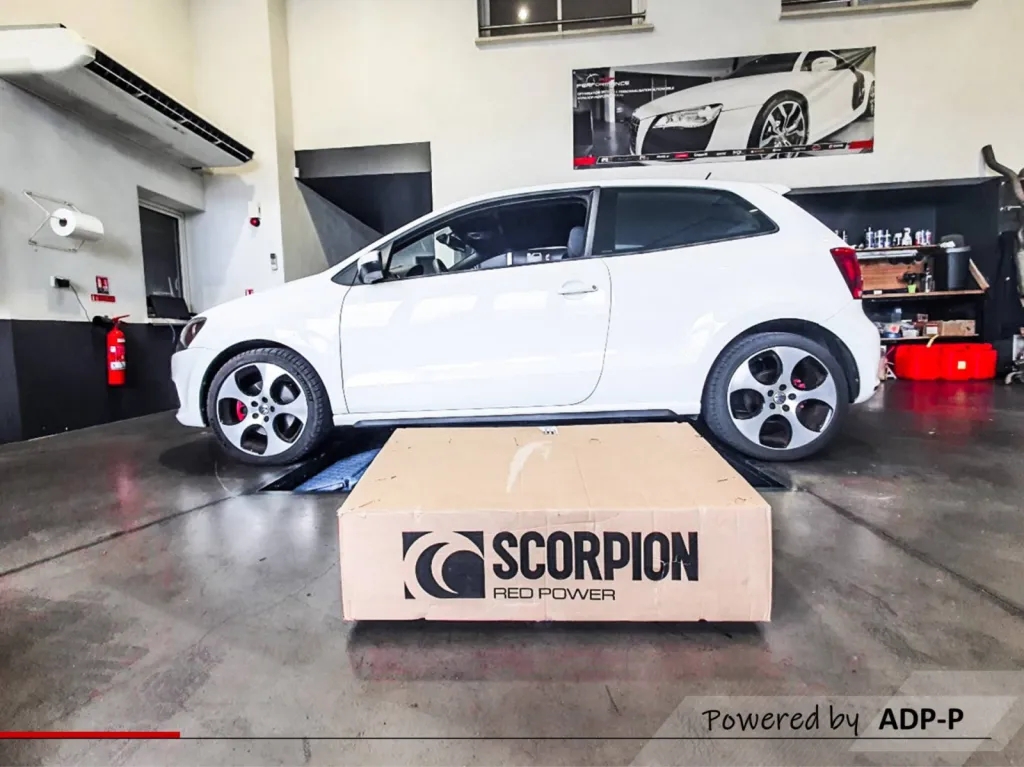 Reprogrammation Stage 2 / ADP Performance / Préparation moteur / Downpipe Scorpion / VW Polo 6R GTI 1.4 TSI 180cv / Salon de Provence