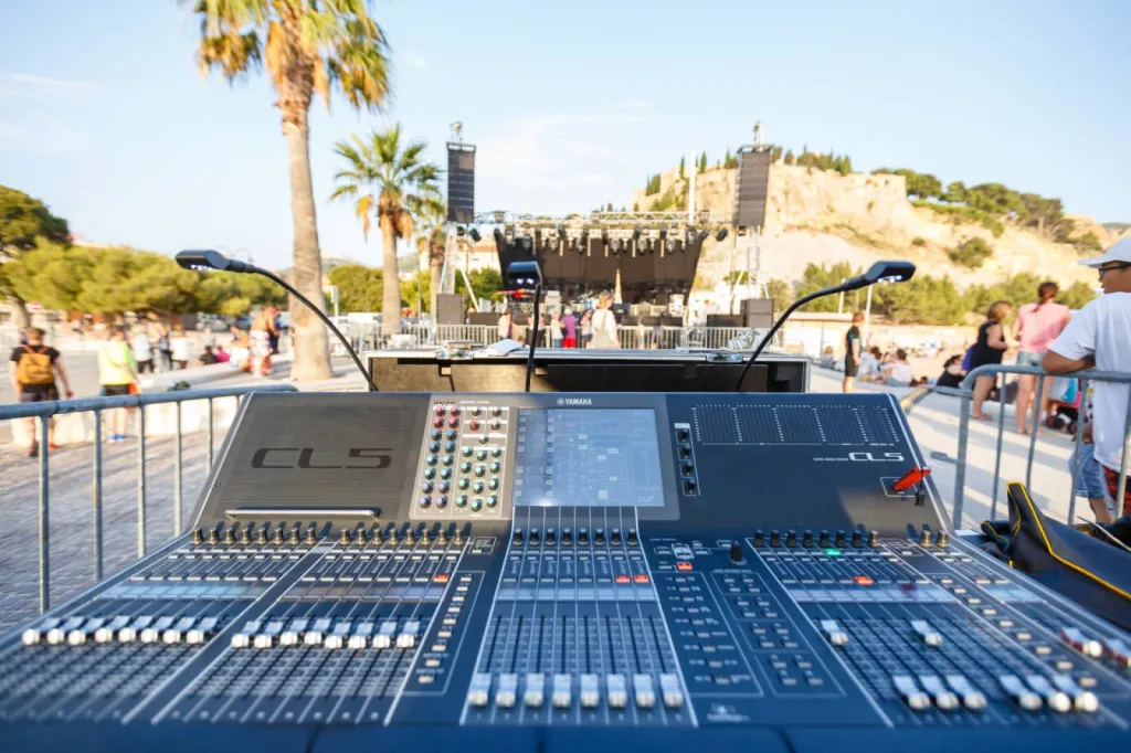 concert Gilbert Montagné Cassis été 2017 regie technique Techni Scene