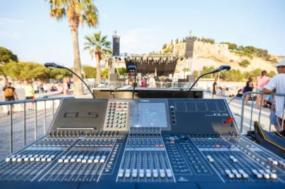 concert Gilbert Montagné Cassis été 2017 regie technique Techni Scene