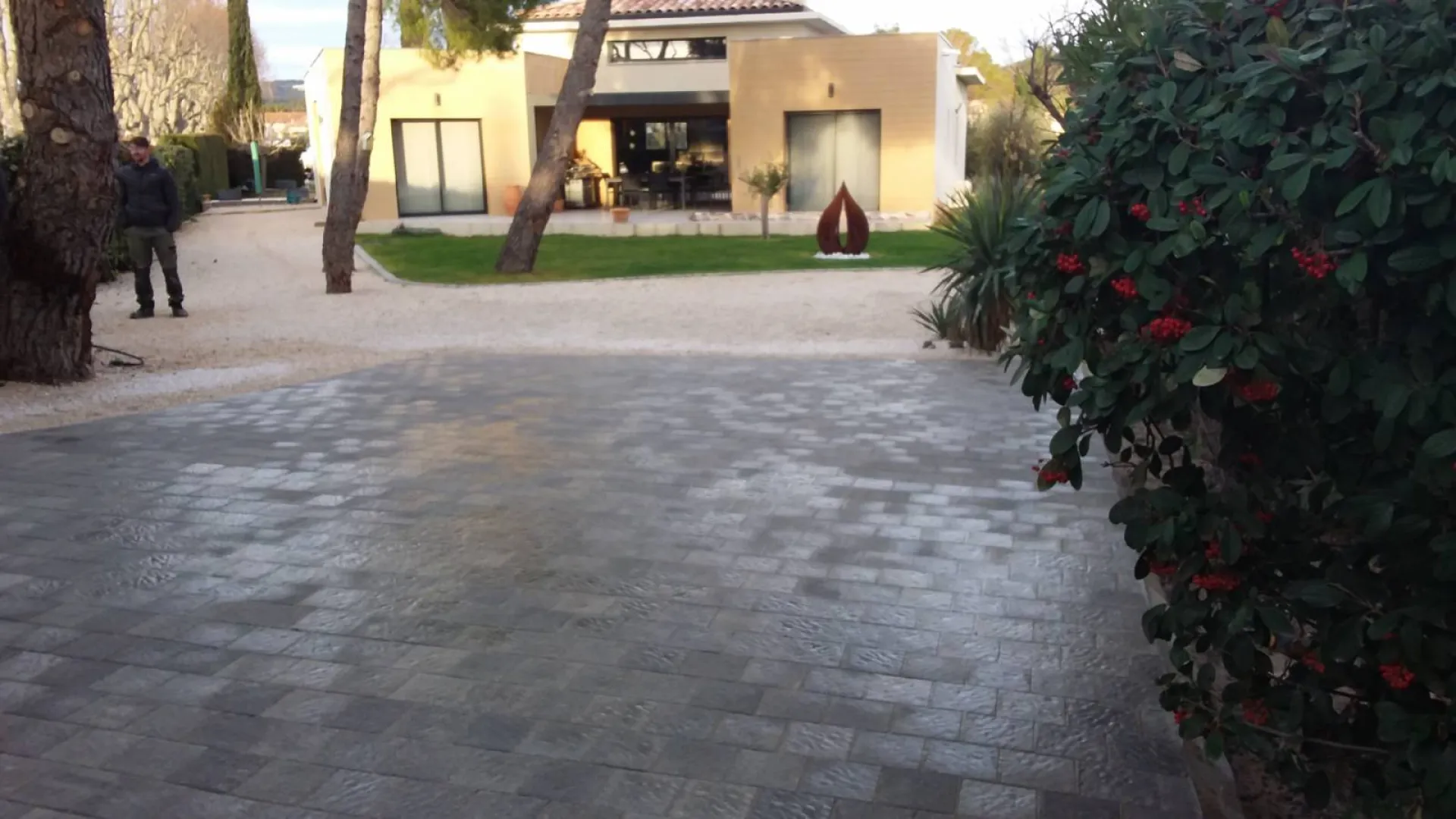 Paysagiste pavé carrossable par paysagiste Velaux