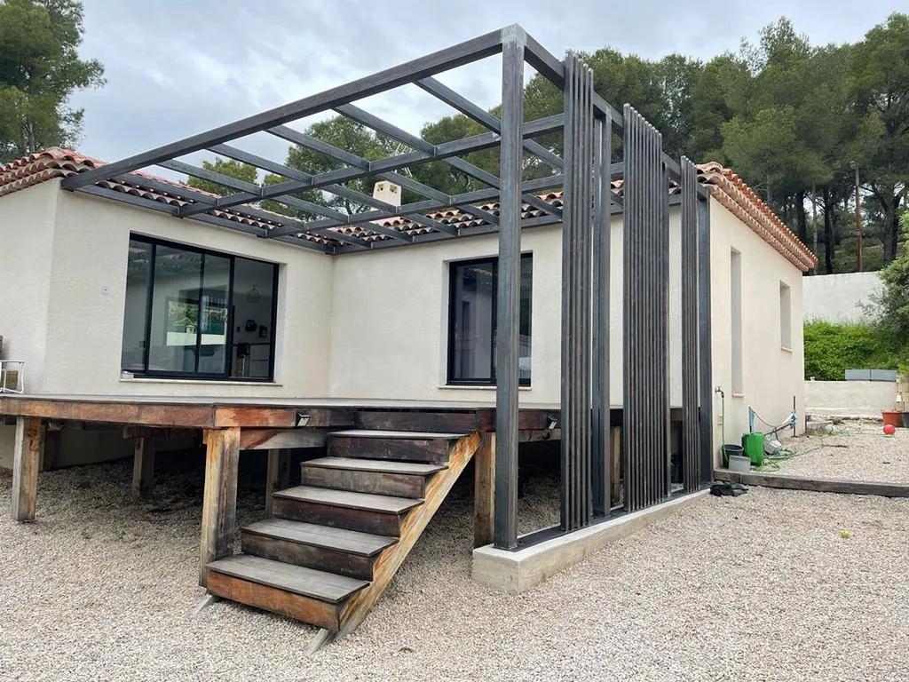 pergola acier ventabren