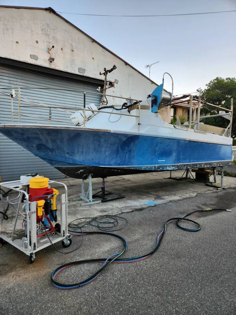 aérogommage coque bateau Aéroconcept