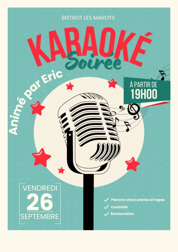 Une soirée riche en chansons ! 