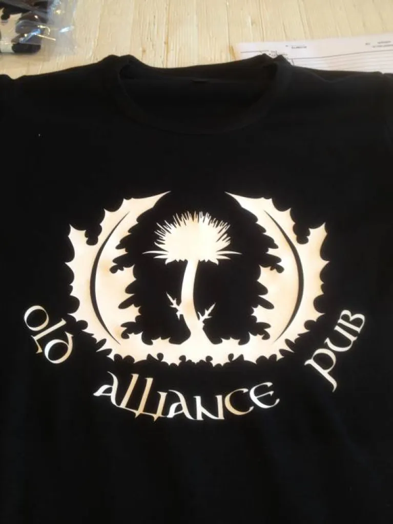 flocage t-shirt old alliance pub