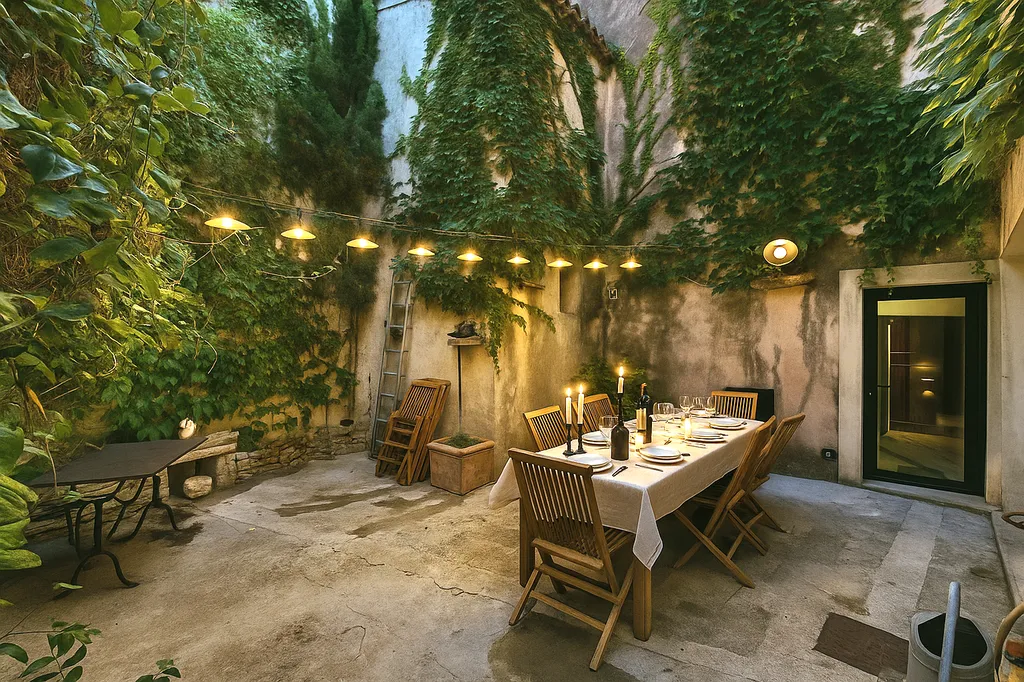 Vente - Velleron, Maison de village avec cour intérieure au coeur du centre historique