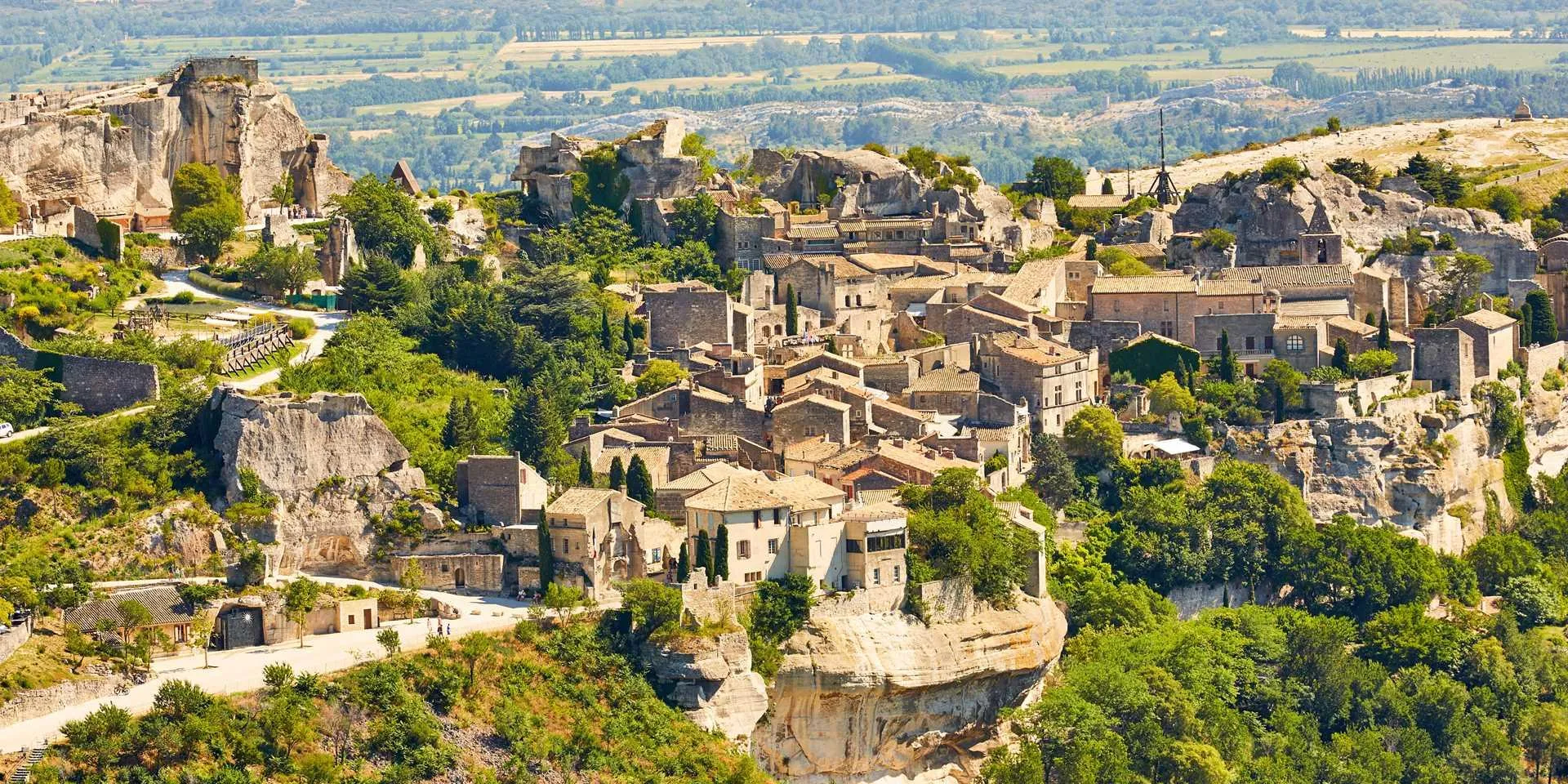 Baux de Provence - Château des Baux - vue