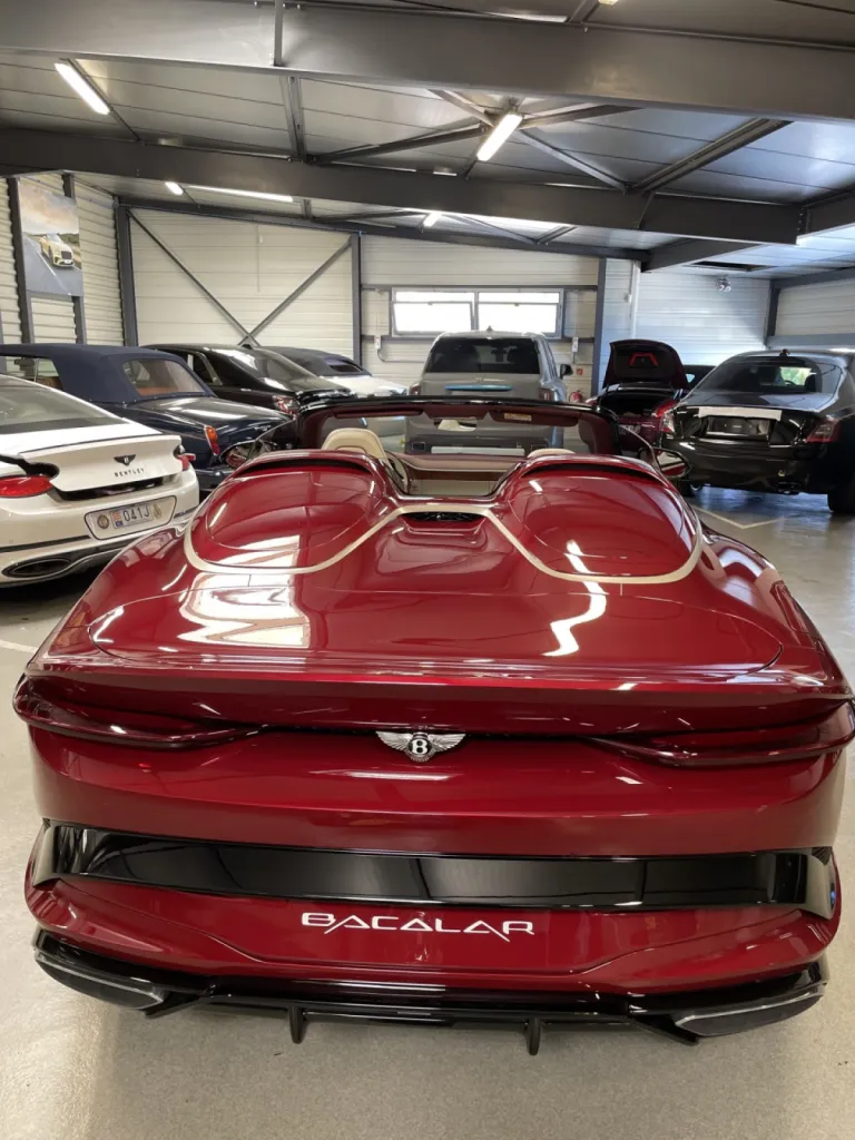 Traitement céramique à Monaco sur cette incroyable Bentley BACALAR par Riviera Detailing 