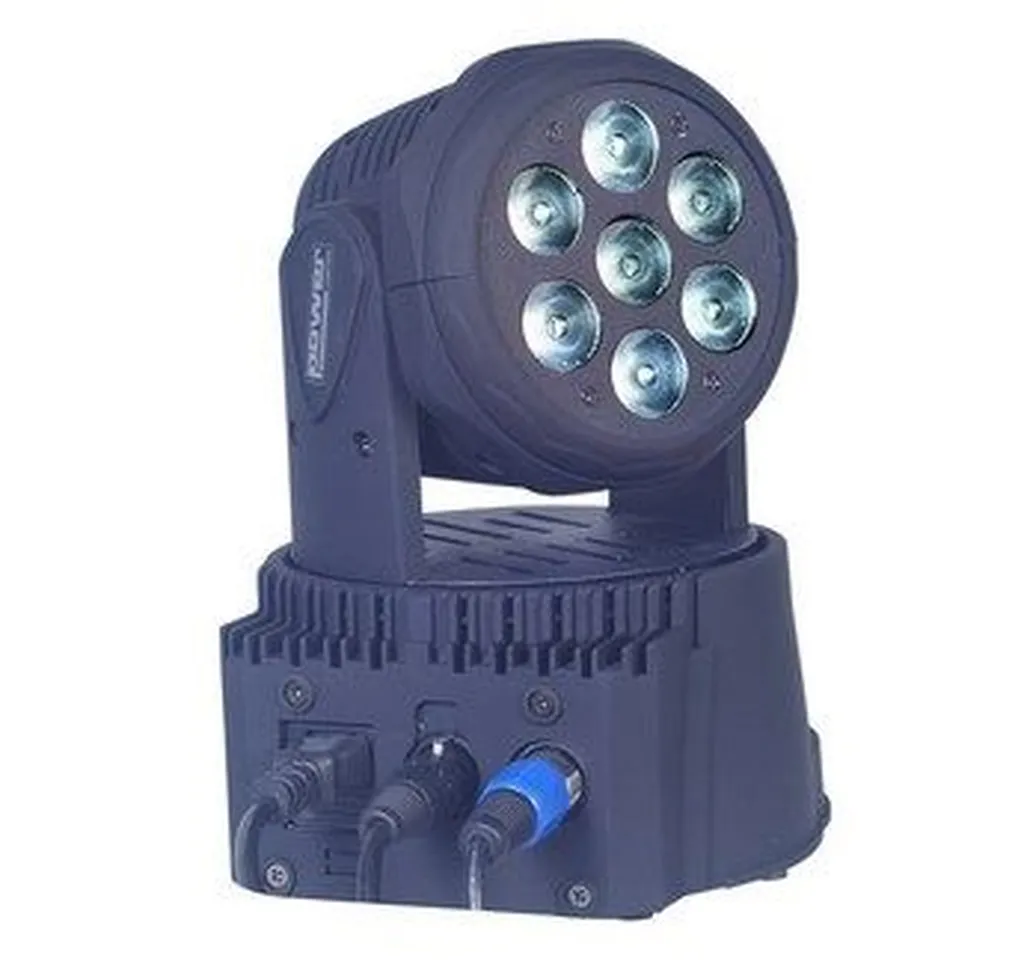 Lyre Wash à leds de 7 x 12 w RGBW(pack de 2 lyres)