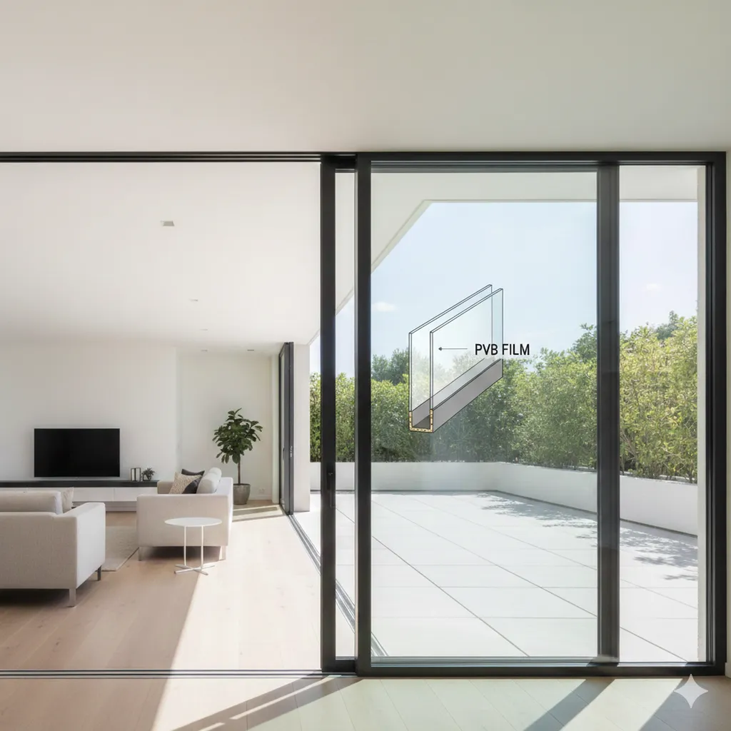 vitrage feuilleté sécurit