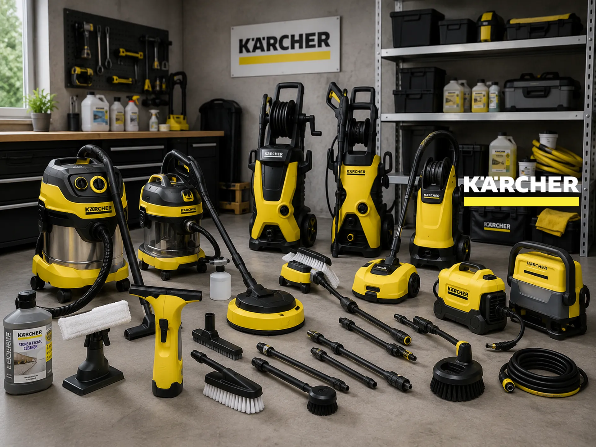 Produit Karcher, Aspirateur, Nettoyeur pression, Nettoyeur vitre.