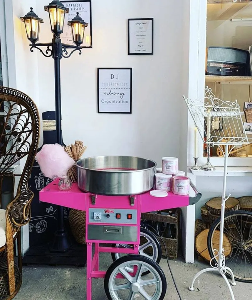 location d'une machine à barbe a papa au havre