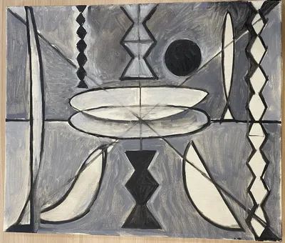 4000 € au marteau pour ce tableau de Berlewi en hommage à Brancusi