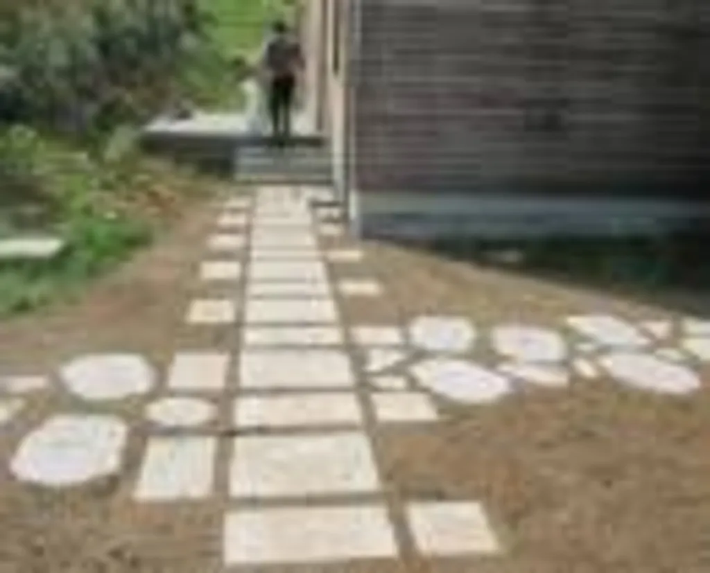 Création de sente piétonne en pas japonais à Lieurey dans l'Eure