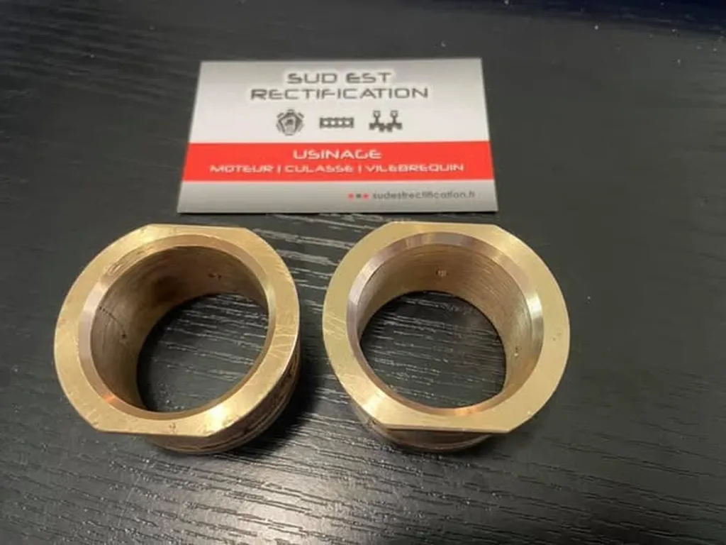 Usinage de bagues en bronze à Draguignan