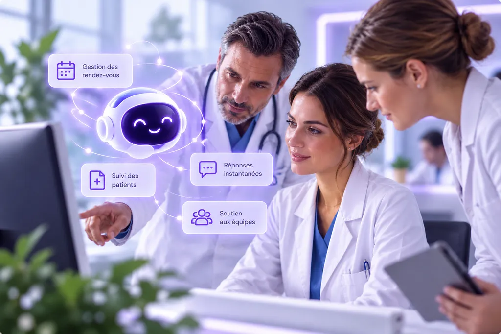 Intelligence artificielle et télésecrétariat médical STAPMEDIF au service des professionnels de santé et de la gestion des patients.
