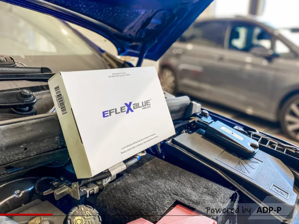Boitier homologué eflexfuel E85 (bioéthanol ) disponible en stock dans votre centre ADP Performance Salon de Provence