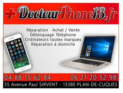 Réparation et vente ordi, téléphone, tablettes