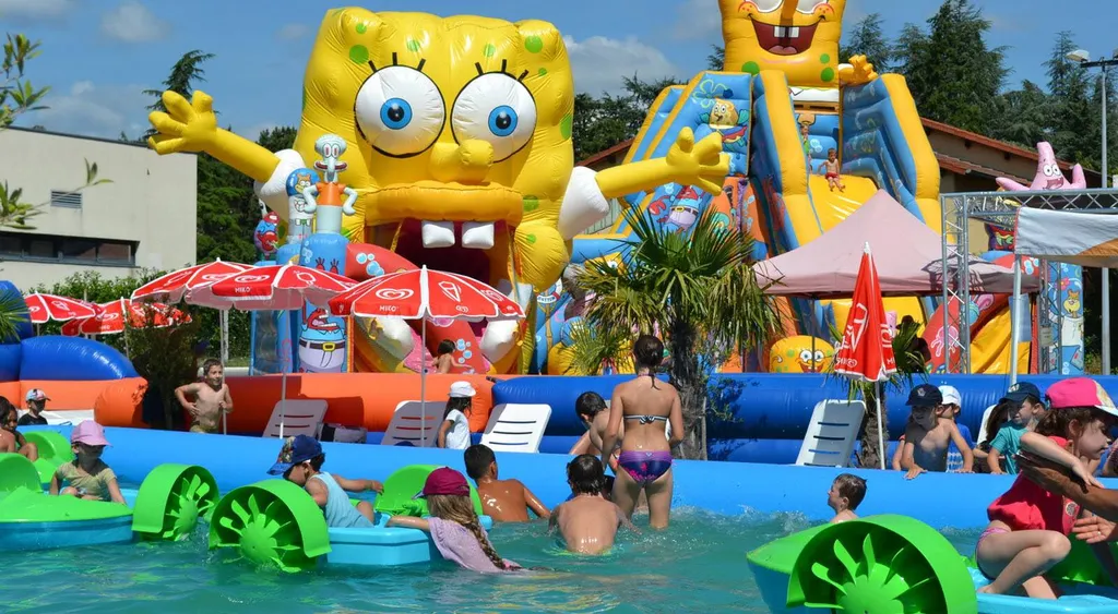 Park éphémère gonflable pour les enfants