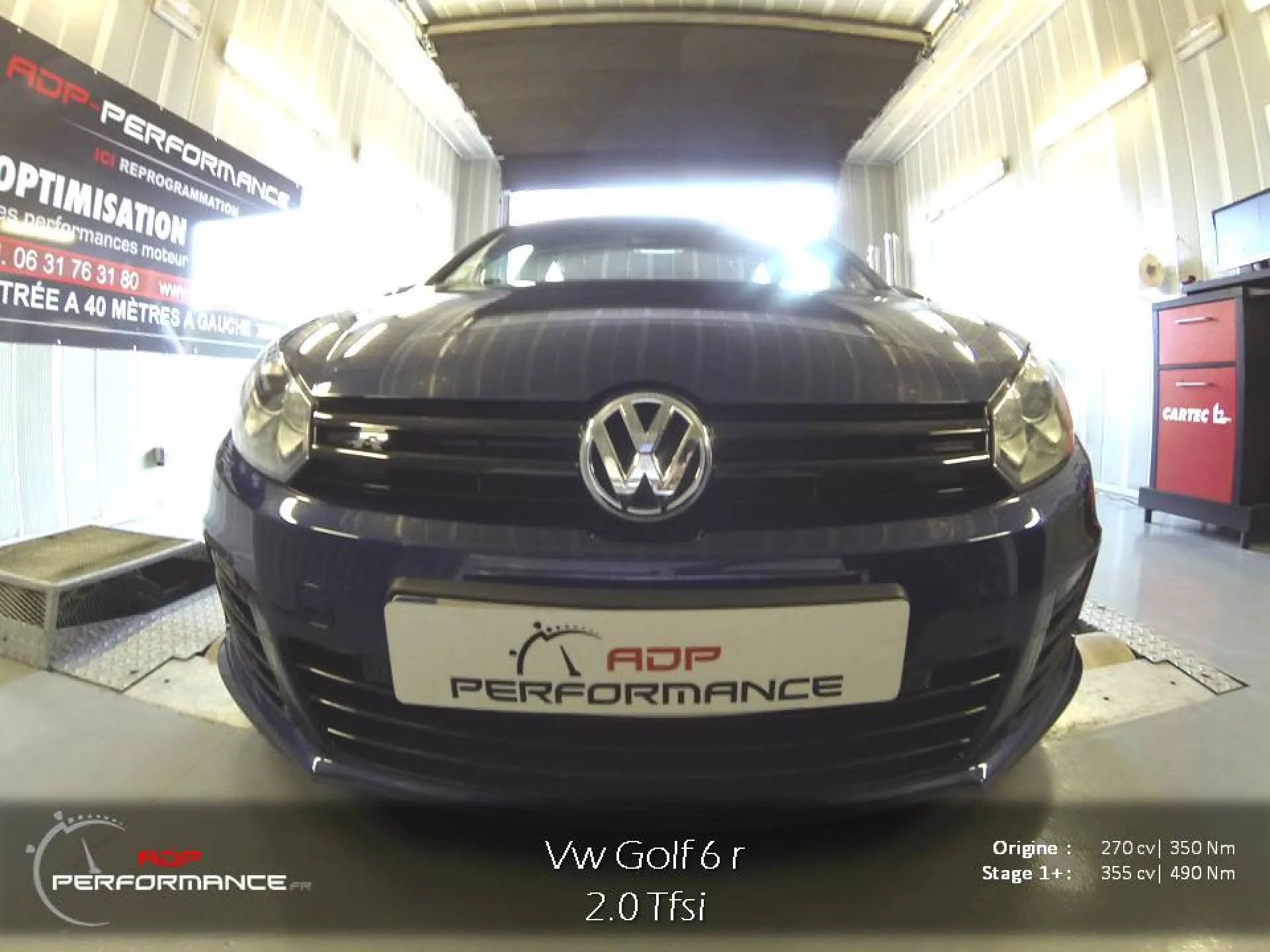Reprogrammation moteur Golf 6 R