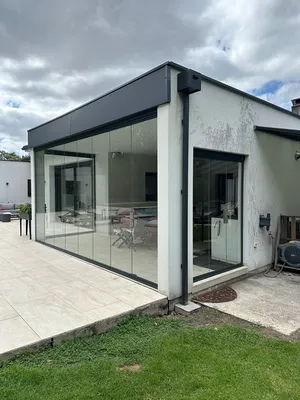 installation vitrage terrasse lumon sans cadre Bordeaux