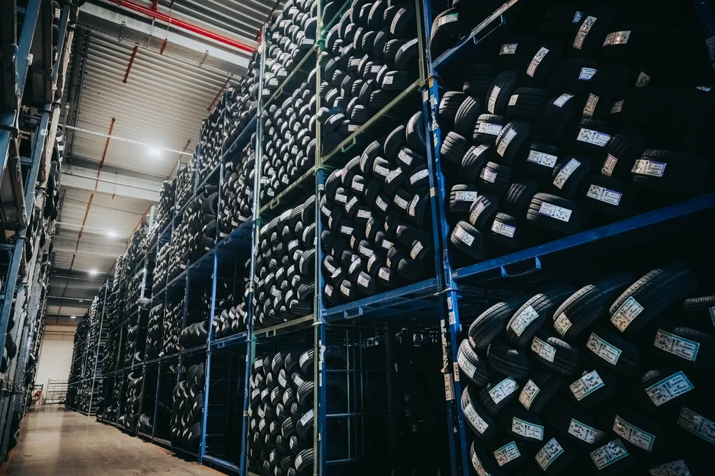 Stockage de pneumatique dans nos entrepôts en région lyonnaise