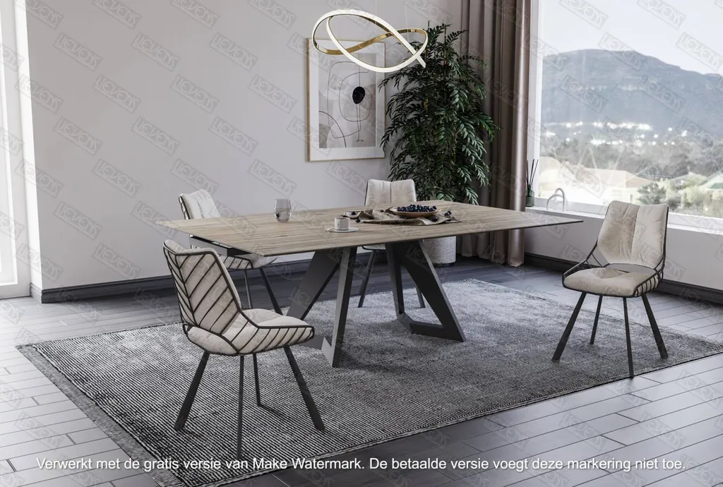 Vente d'une table avec allonge Hector céramique