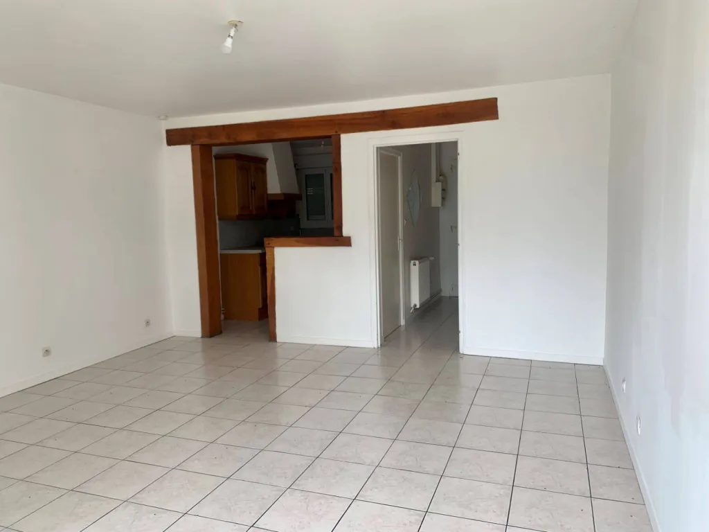 Salon et cuisine ouverte