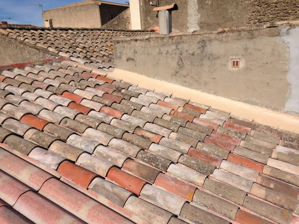 Rénovation d'une toiture d'une maison de ville à Salon de Provence  - nouvelle toiture