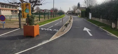Conception et réalisation voie cyclable en milieu urbain